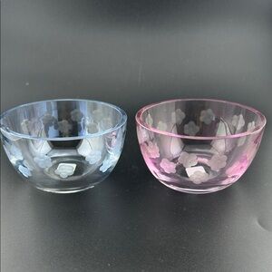 PartyLite Hydrangea Candle Holder Pair Retired NIB P19C/P7270 Set of 2